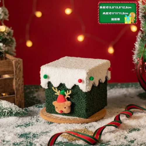 Skanto | Julegaveeske med epledesign – Solid gaveinnpakning med festlig form