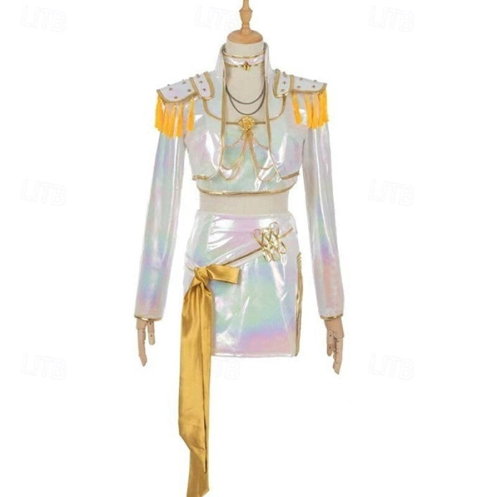 Skanto | Kpop Halloween Kostyme Jenter Holografisk Outfit