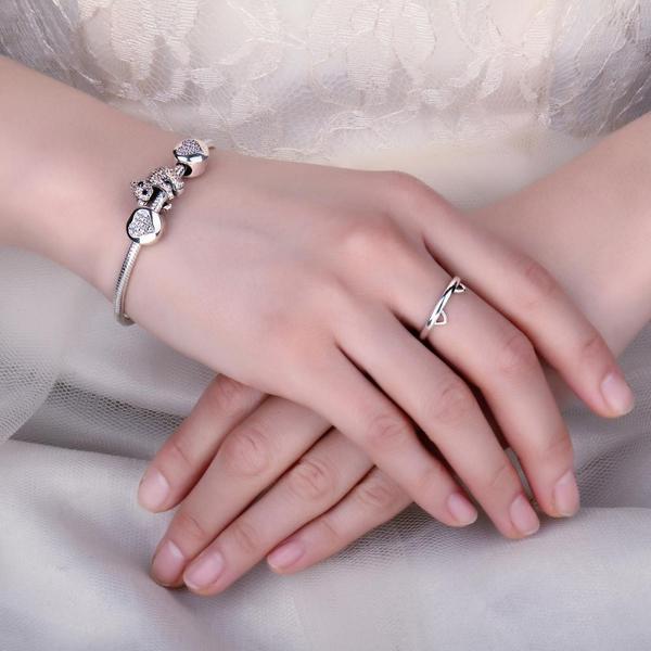 Kitty Øre Klo Klem 925 Sølv Ring | Skanto