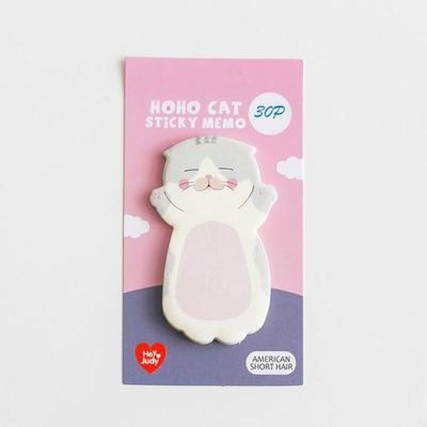 Kitty Sticky Note Memo Pad | Skanto
