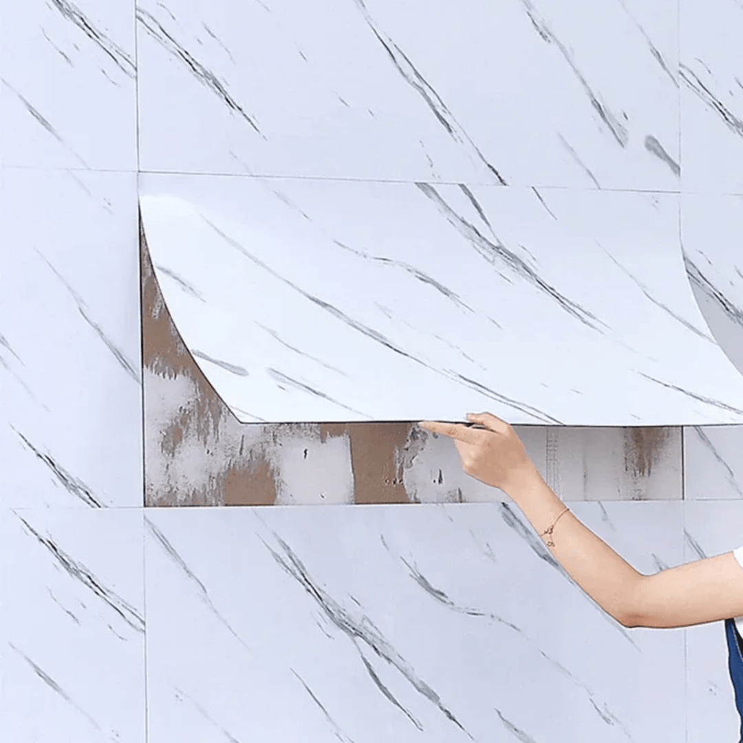Skanto | Selvklebende marmor PVC gulvfliser 60×30 cm