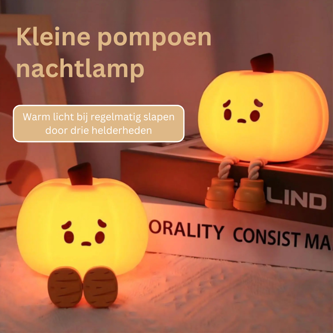 GlowPumpkin Lys - Atmosfærisk Nattlys med Varm Glød Skanto
