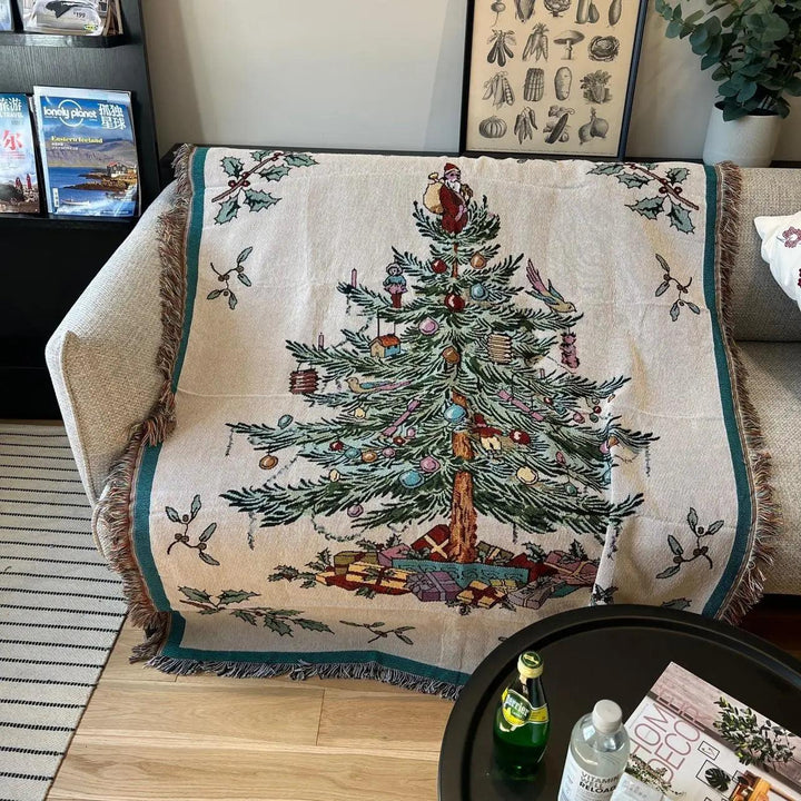 Skanto | Juleteppe med Nøtteknekkeren, Myk Fleece, Perfekt for Dekorasjon og Vinterkvelder