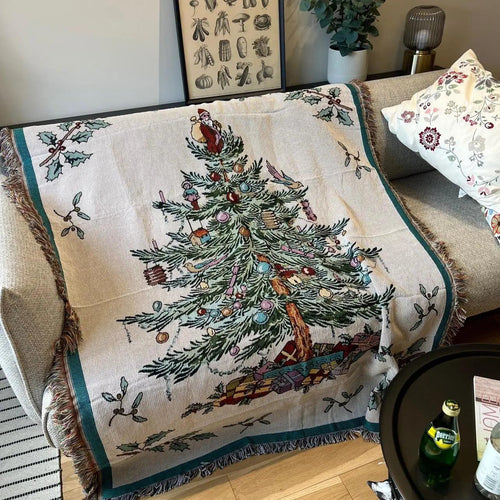 Skanto | Juleteppe med Nøtteknekkeren, Myk Fleece, Perfekt for Dekorasjon og Vinterkvelder