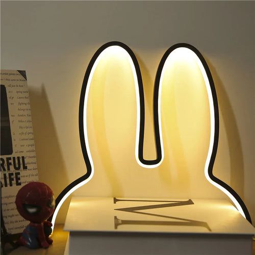USB Oppladbar Kanin Nattlys med Omgivelsesbelysning - BunnyLight | Skanto
