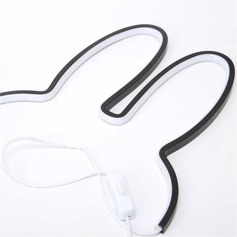 USB Oppladbar Kanin Nattlys med Omgivelsesbelysning - BunnyLight | Skanto