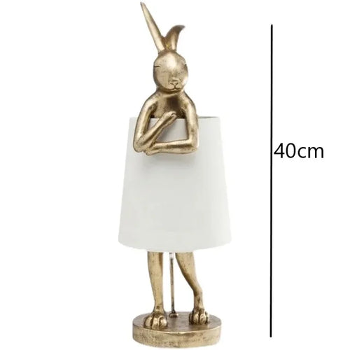 Rabbit Bordlampe – Dimmbar LED Nattlys i Moderne Design for Barnerom & Stue | Skanto