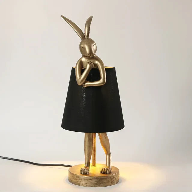 Rabbit Bordlampe – Dimmbar LED Nattlys i Moderne Design for Barnerom & Stue | Skanto