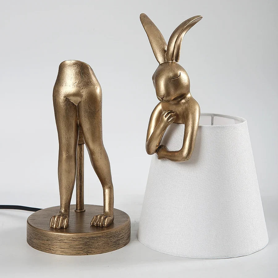 Rabbit Bordlampe – Dimmbar LED Nattlys i Moderne Design for Barnerom & Stue | Skanto