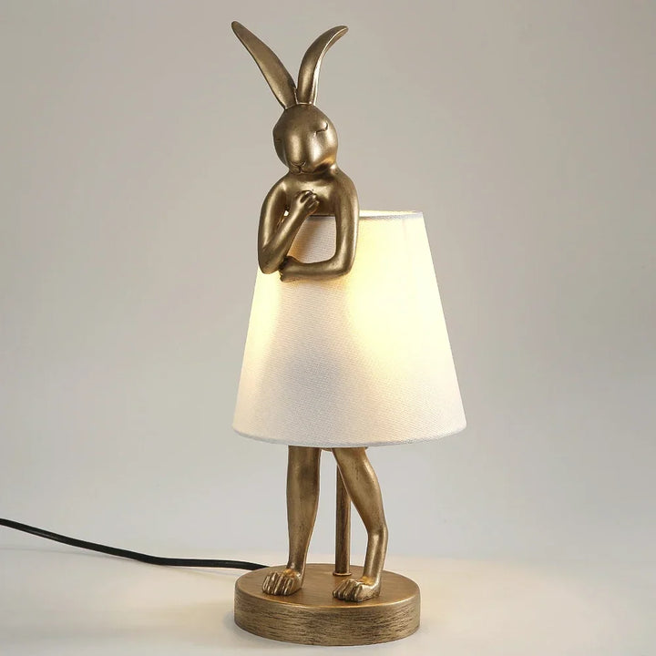 Rabbit Bordlampe – Dimmbar LED Nattlys i Moderne Design for Barnerom & Stue | Skanto