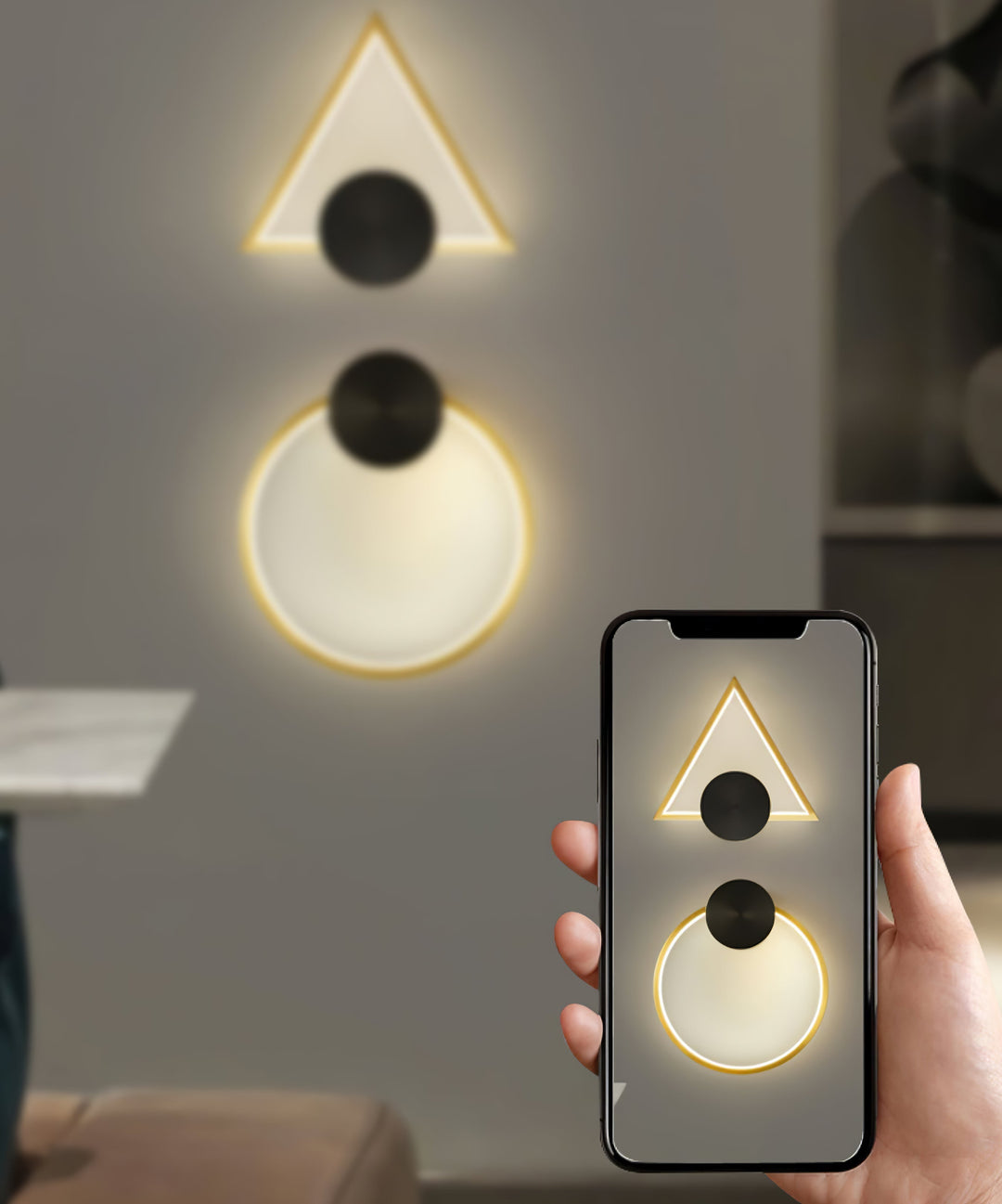 Skanto | GeoLight – Elegant geometrisk vegglampe for moderne rom