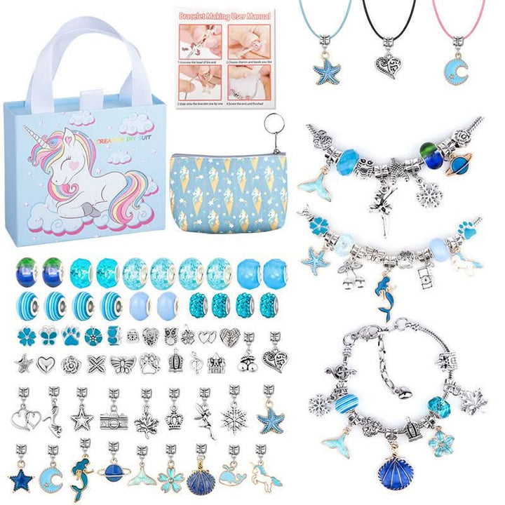 Skanto | Kreativt armbåndssett for jenter med glitrende charms
