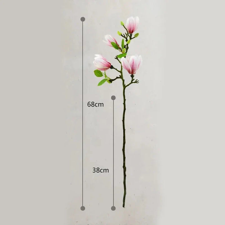Skanto | BlijftBloei – Atmosfærisk Kunstgren med Realistiske Magnolia Blomster