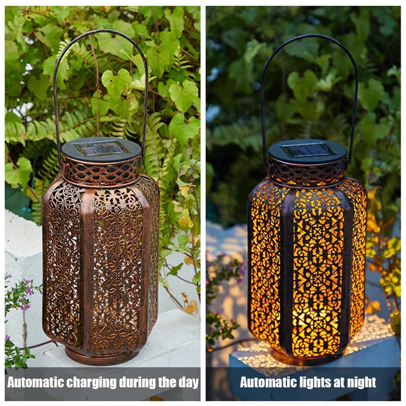 Skanto | Solar Retro LED Hengende Lantern