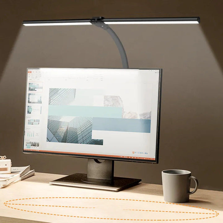 Skanto | DeskLight - Moderne Dobbelthode LED Skrivebordlampe, Stilren Kontorbelysning
