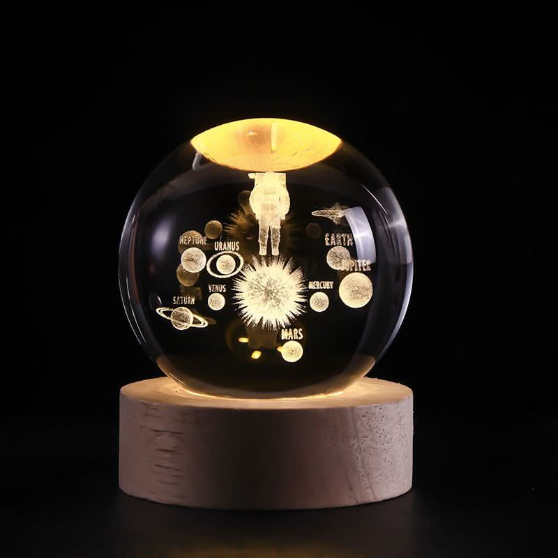 Skanto | Luminous Crystal Ball LED Nattlys Dekor