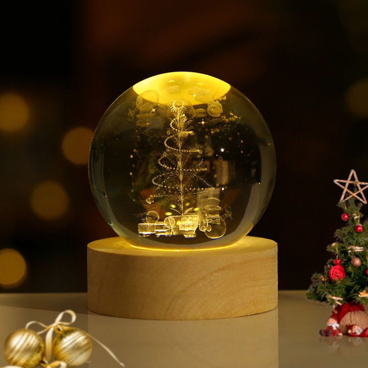Skanto | SolarSphere – Krystall Solsystem med LED-belysning | Utdannings- og dekorasjonsgave