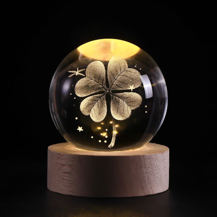 Skanto | SolarSphere – Krystall Solsystem med LED-belysning | Utdannings- og dekorasjonsgave