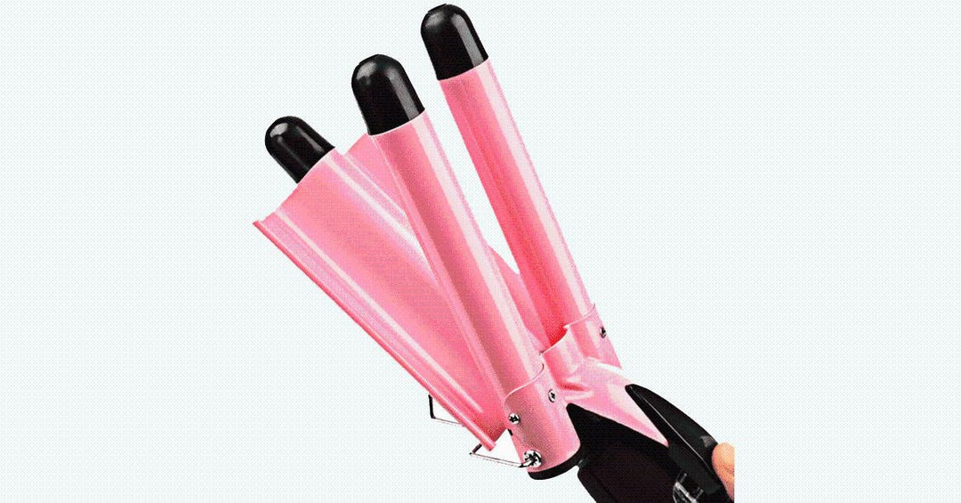 Ny generasjon LCD-skjerm triple fat curling iron – Den beste måten å få perfekte krøller på | Skanto