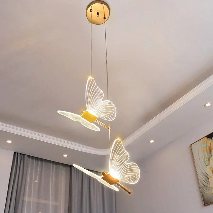 Skanto | ELEGANTE LED SOMMERFUGL HENGELAMPE FOR DIN ROM