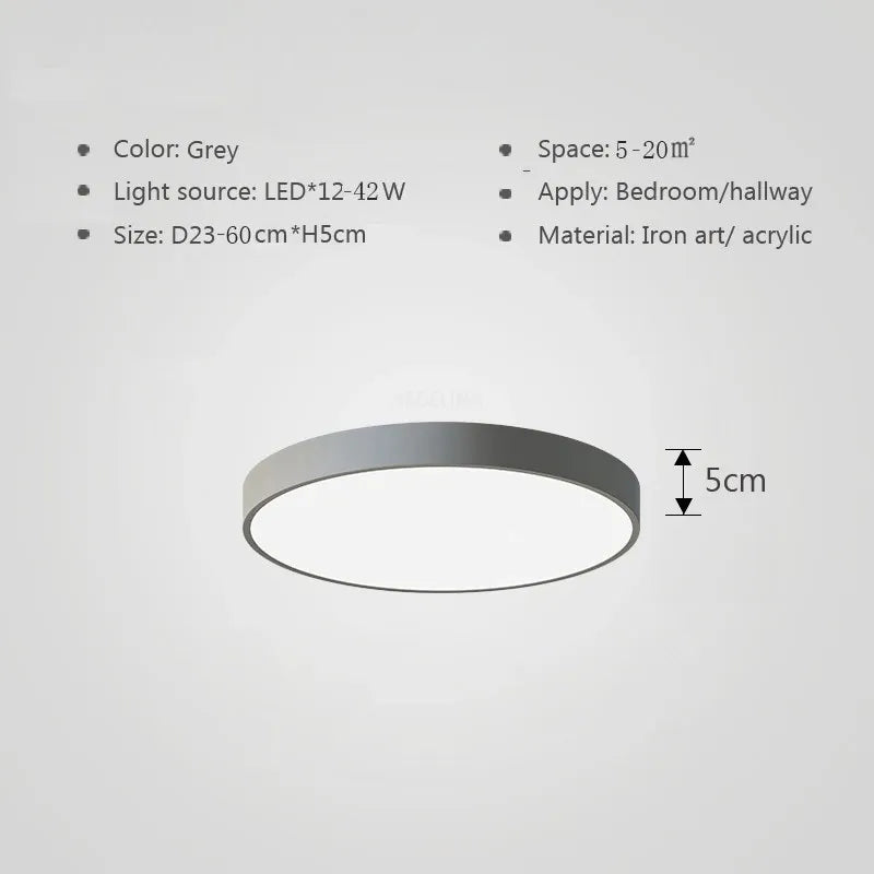 Fargerik LED taklampe – Moderne, fargerik belysning for stue og soverom