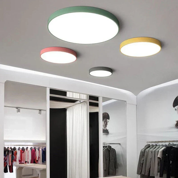Fargerik LED taklampe – Moderne, fargerik belysning for stue og soverom