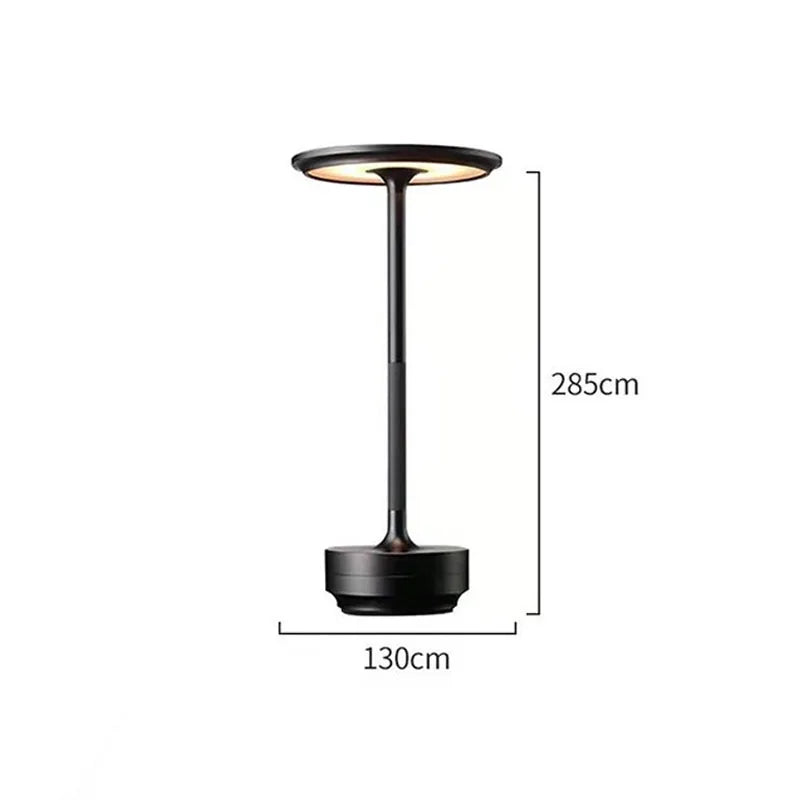 Dimmbar industriell stil bordlampe – Justerbar LED-lampe for stue og kontor