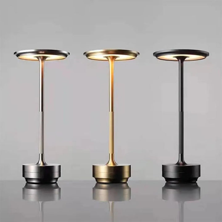 Dimmbar industriell stil bordlampe – Justerbar LED-lampe for stue og kontor