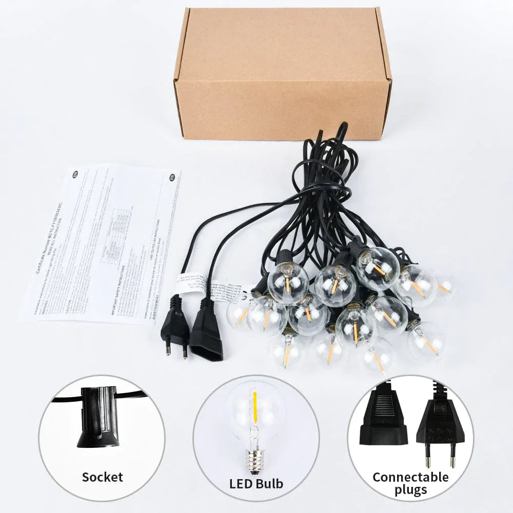 LED Ball String Lights Skanto