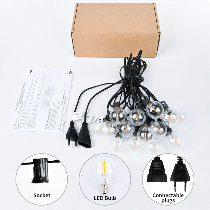 LED Ball String Lights Skanto