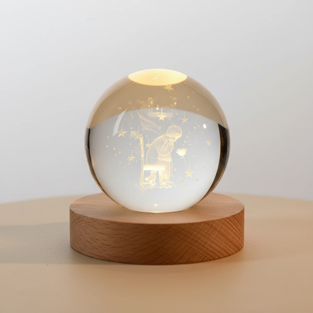 LED-lampe med gravering - StarLight | Skanto