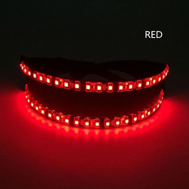 Skanto | LED Luminescerende Briller Halloween Dekorasjon Maske