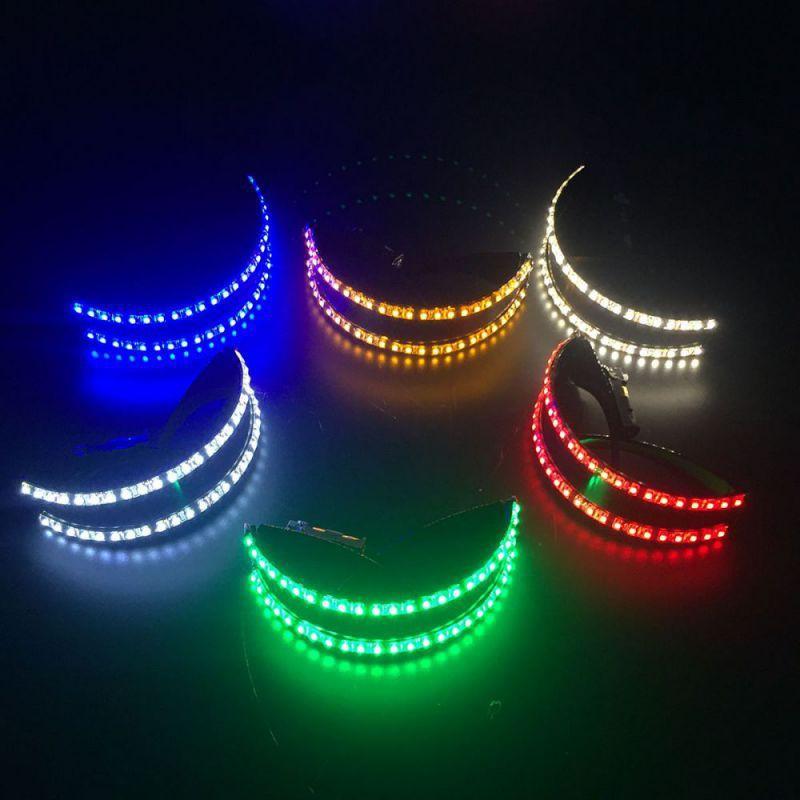 Skanto | LED Luminescerende Briller Halloween Dekorasjon Maske