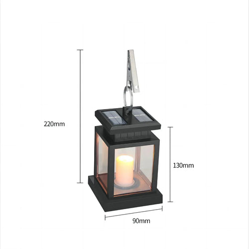SolarGlow – LED Hage Lantern med Værbestandig Hus | Skanto
