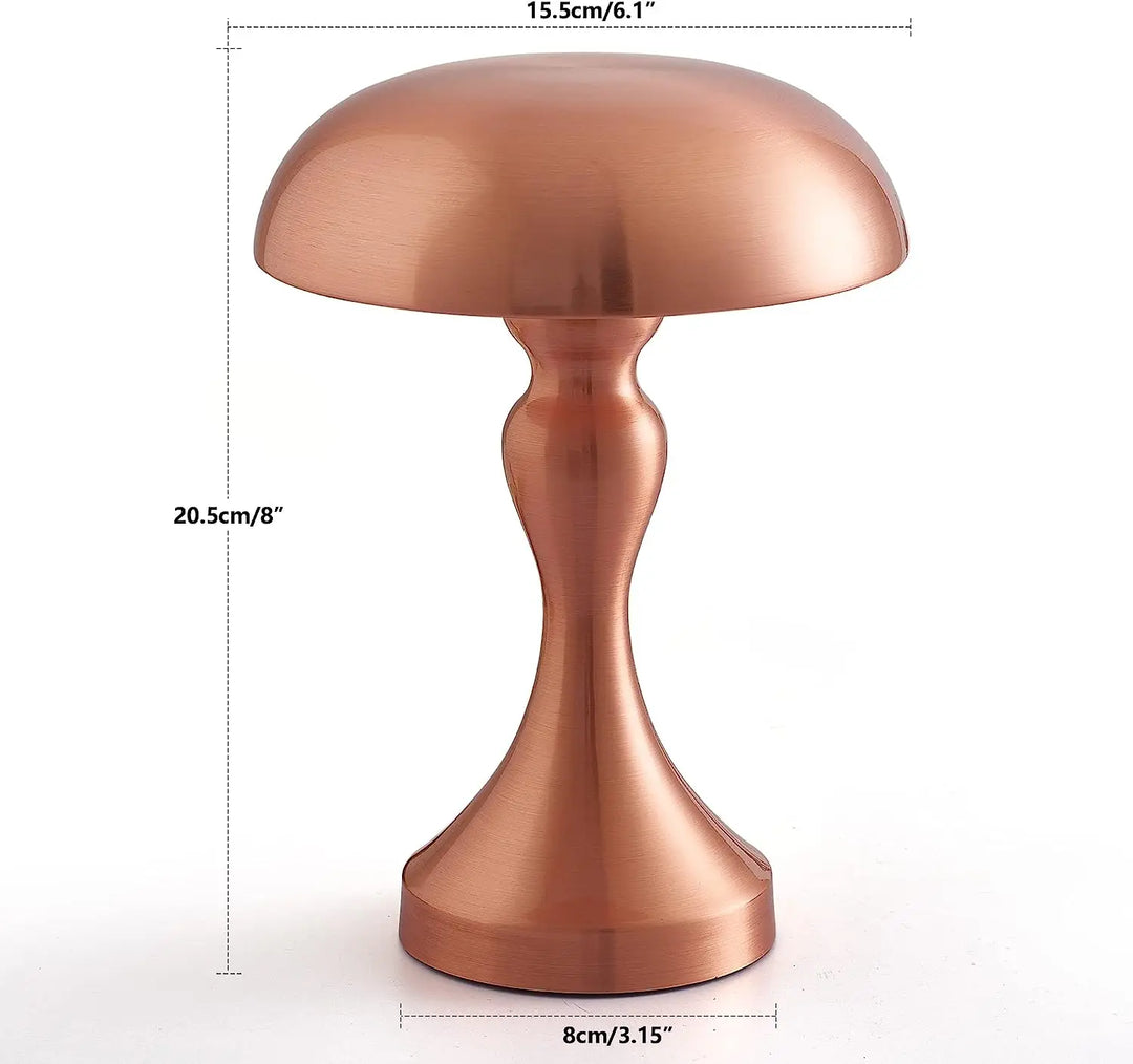 Oppladbar LED Leselampe med Nattlys – Dimmbar Bordlampe for Soverom og Stue, USB | Skanto