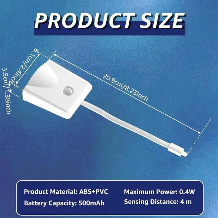 LED-toalettlampe med bevegelsessensor – Praktisk gave