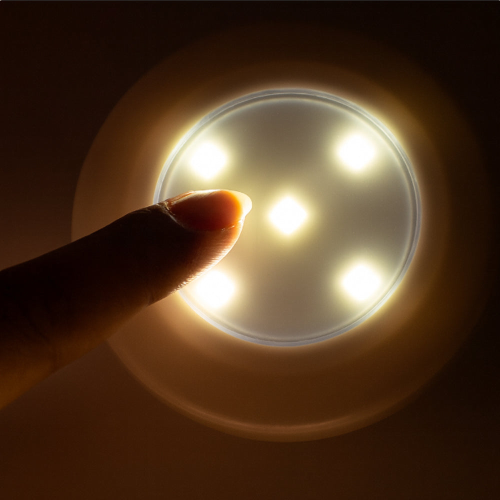 LED Spot (runde) 3 stk. inkl. fjernkontroll | Skanto