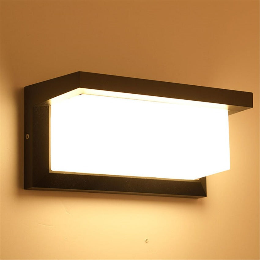 Horisonal LED-utendørslys
