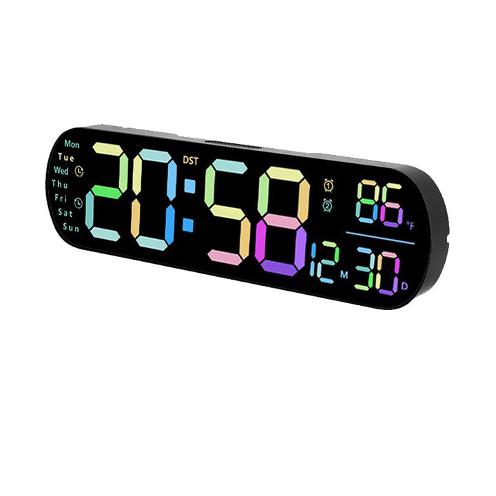 Saker multifunksjonelt klokke med LED-skjerm | Skanto