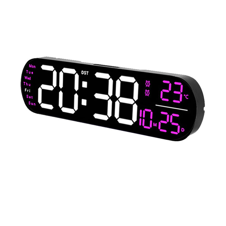 Saker multifunksjonelt klokke med LED-skjerm | Skanto