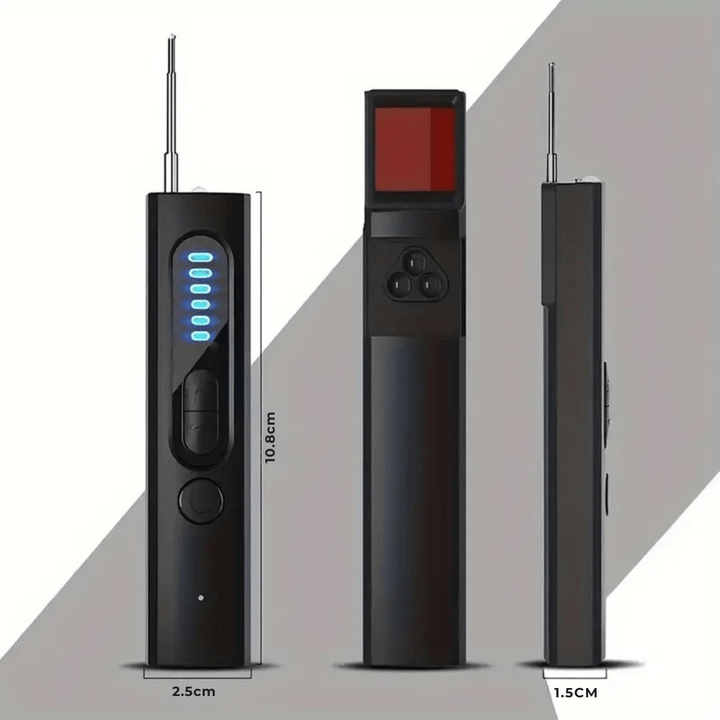 Skanto | 4-i-1 Anti-overvåkningsdetektor med lang batterilevetid og justerbar følsomhet