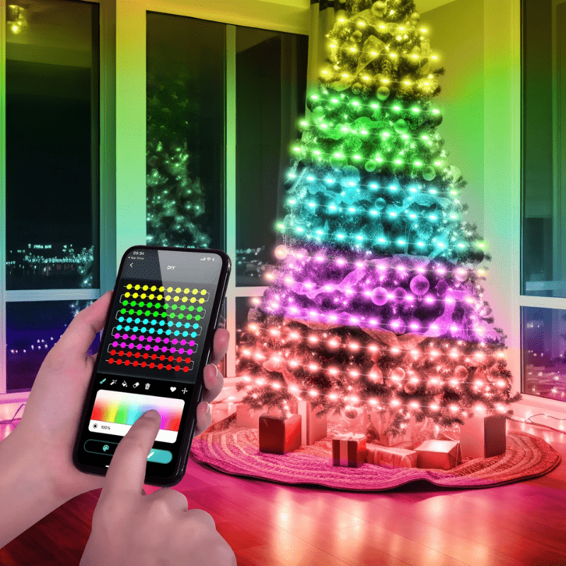 Skanto | ColorShine – Magisk RGBIC Belysning for Fest og Atmosfære