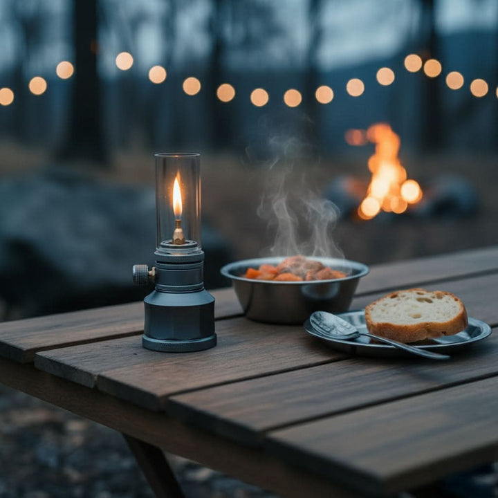 Skanto | Kompakt Butanlampe for Camping & Utendørs Eventyr