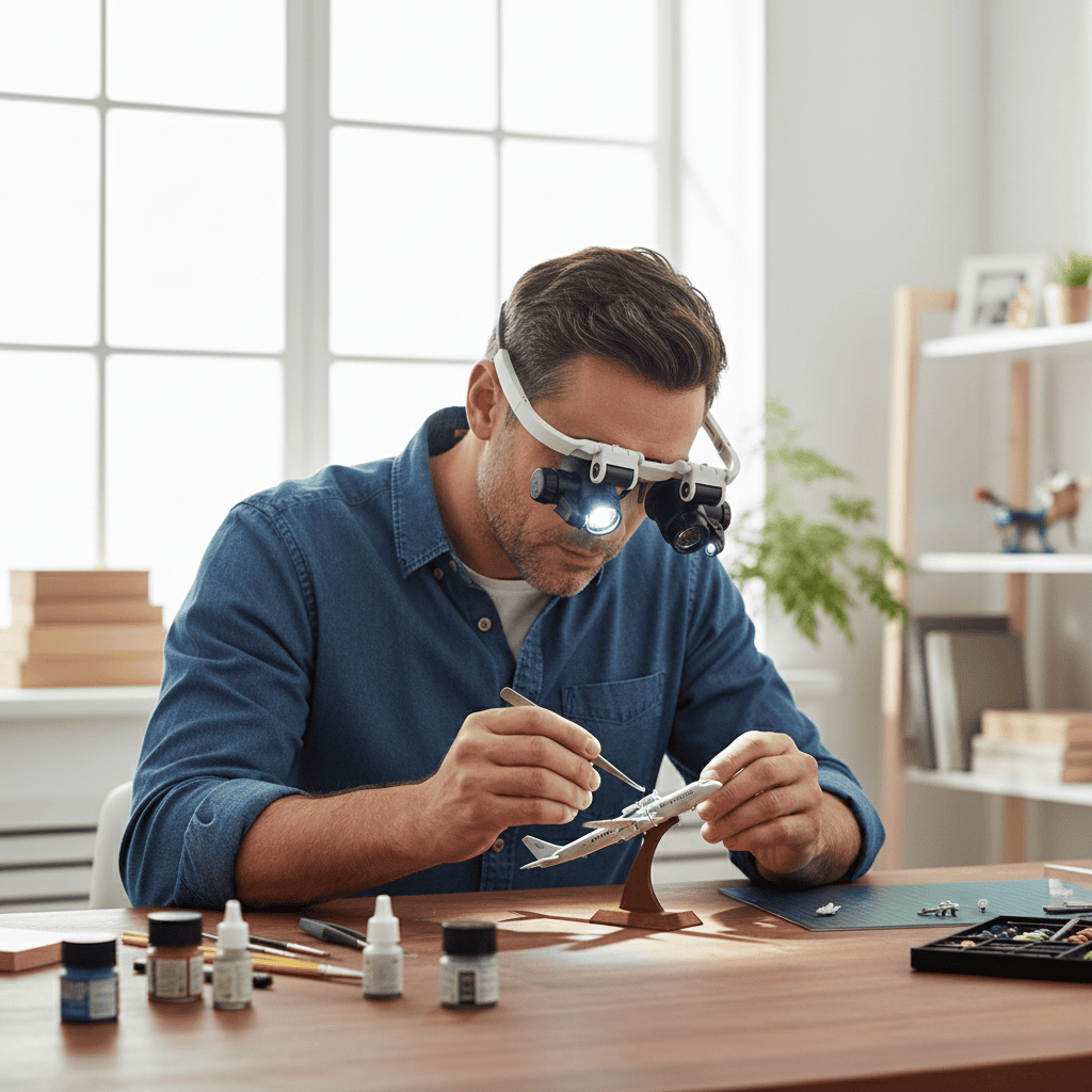 Skanto | Avanserte LED forstørrelsesglass med 3-nivå forstørrelse