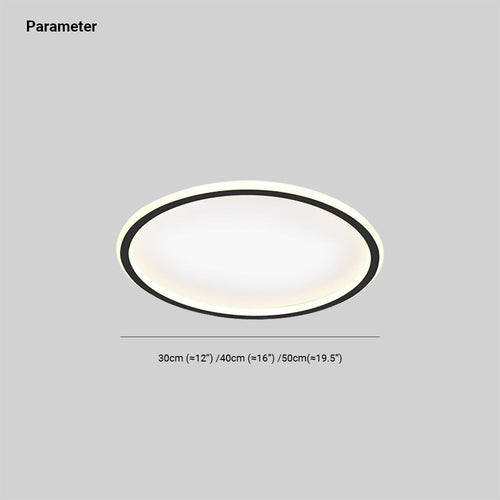 LunaNova - Moderne LED Taklampe Metall/Akryl for Stue og Soverom, Svart/Hvit Design | Skanto