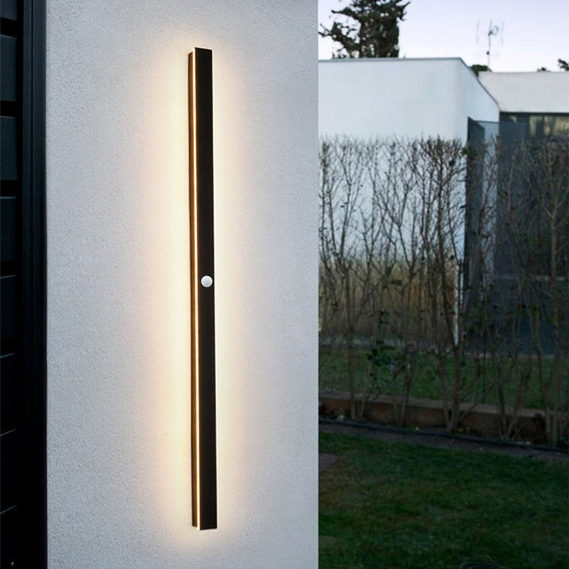 Zenith – Kompakte LED-vegglamper med metallhåndtak for innendørs og utendørs bruk, moderne design for hage og hall