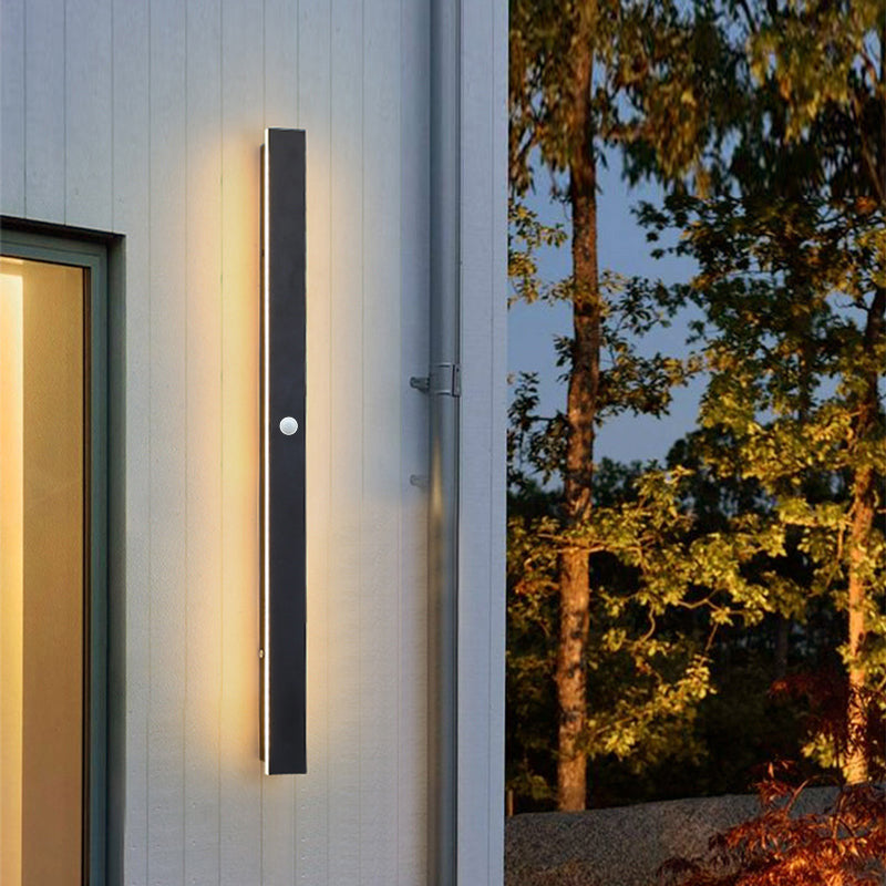 Zenith – Kompakte LED-vegglamper med metallhåndtak for innendørs og utendørs bruk, moderne design for hage og hall