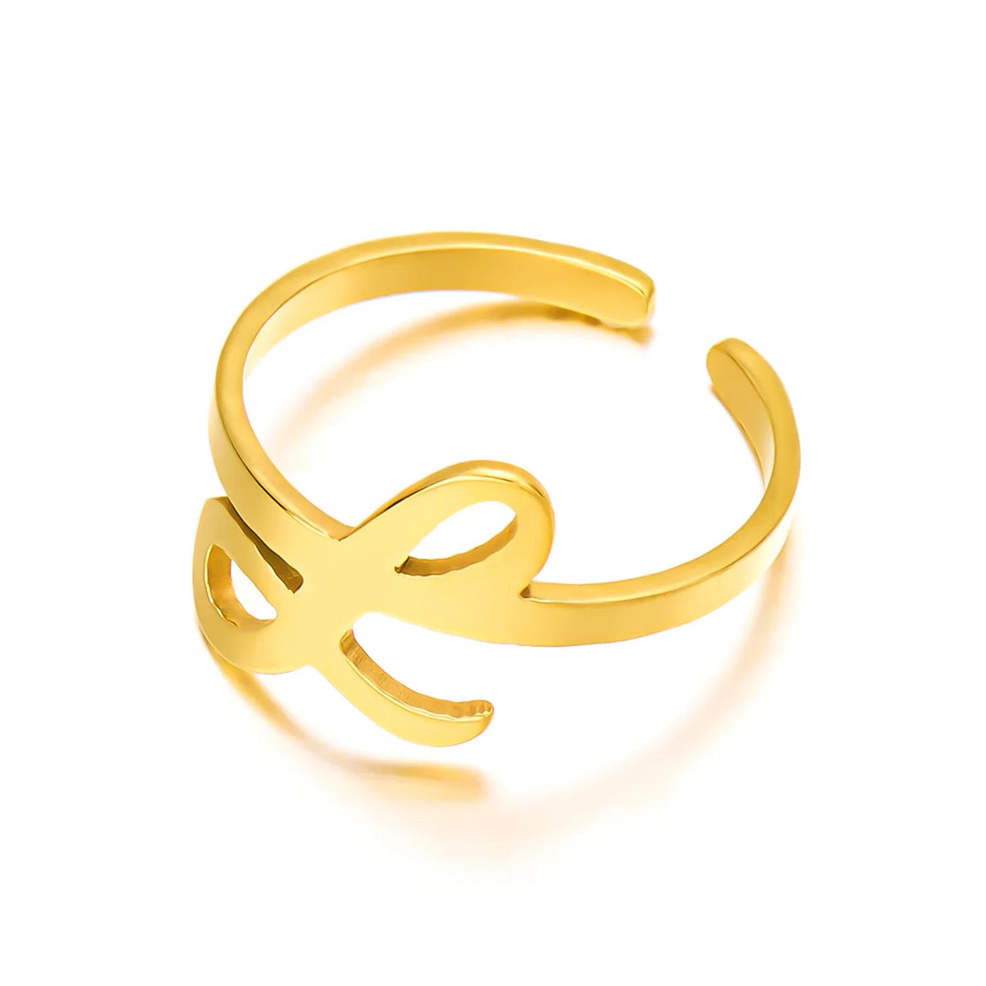 Skanto | Justerbar Kursiv Skrivebokstav Ring
