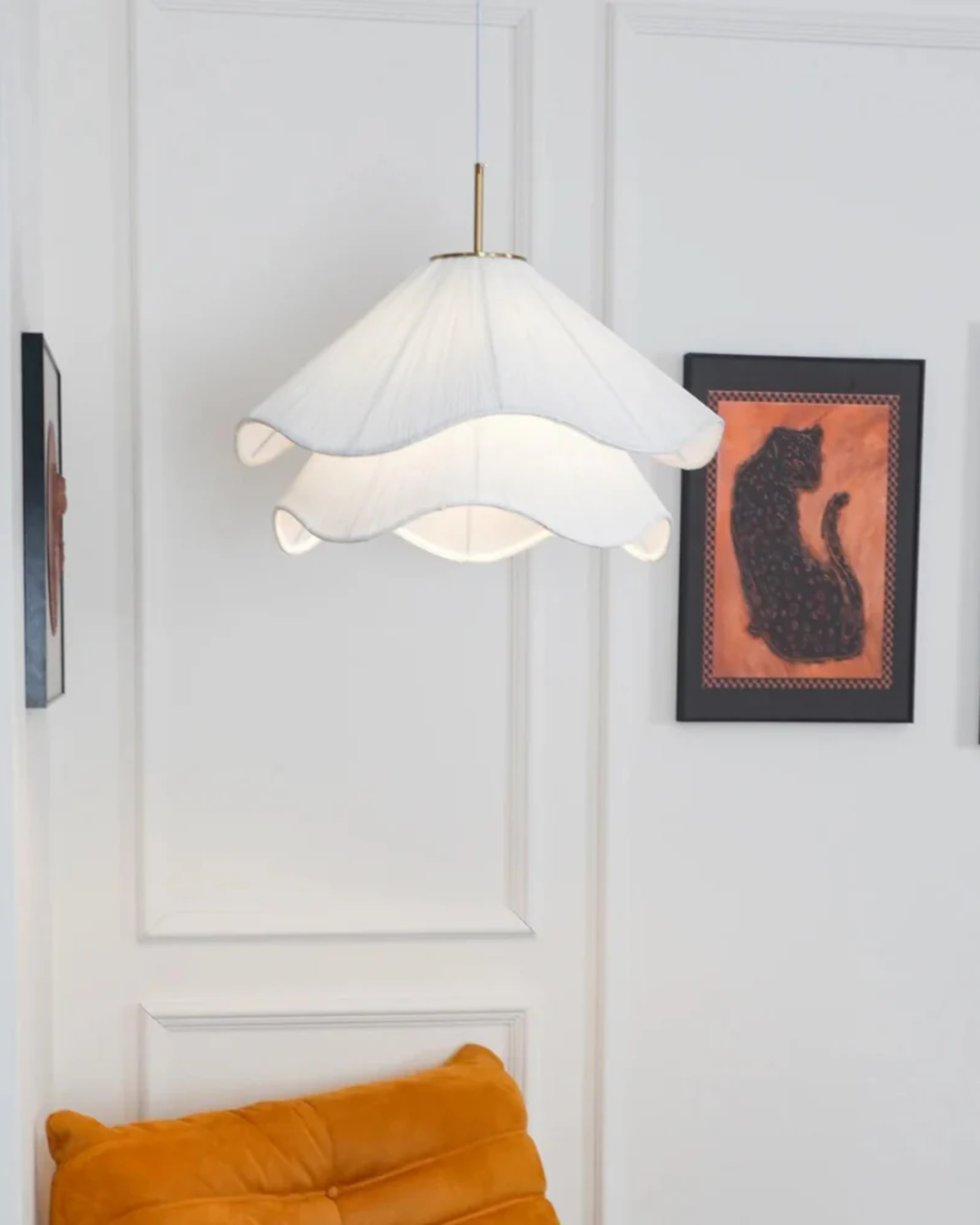 Skanto | Taklampe med blomstermønster og elegant finish