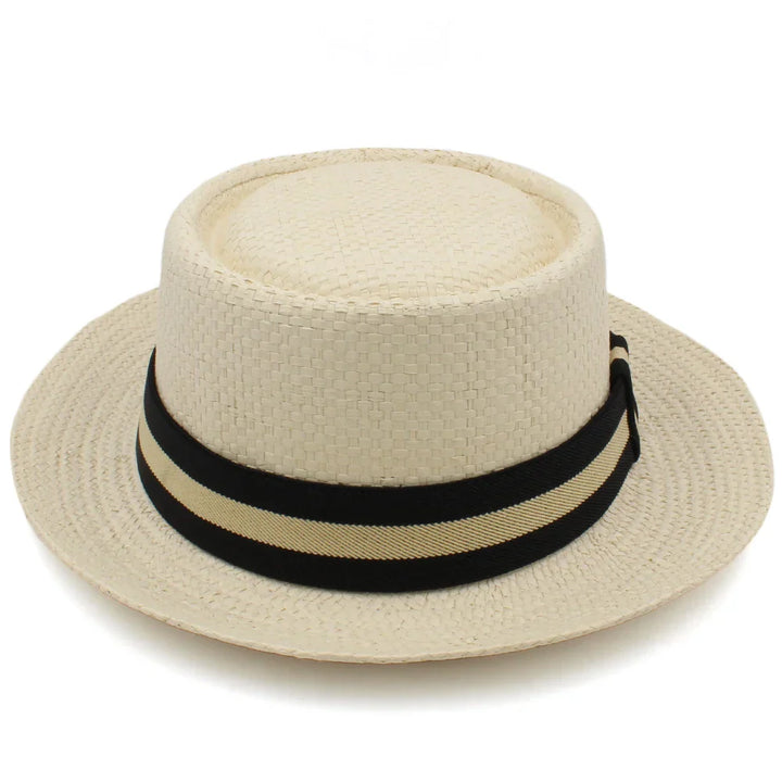 Stråporkepaihatter Sommer Solhatt Boaterhatt | Skanto